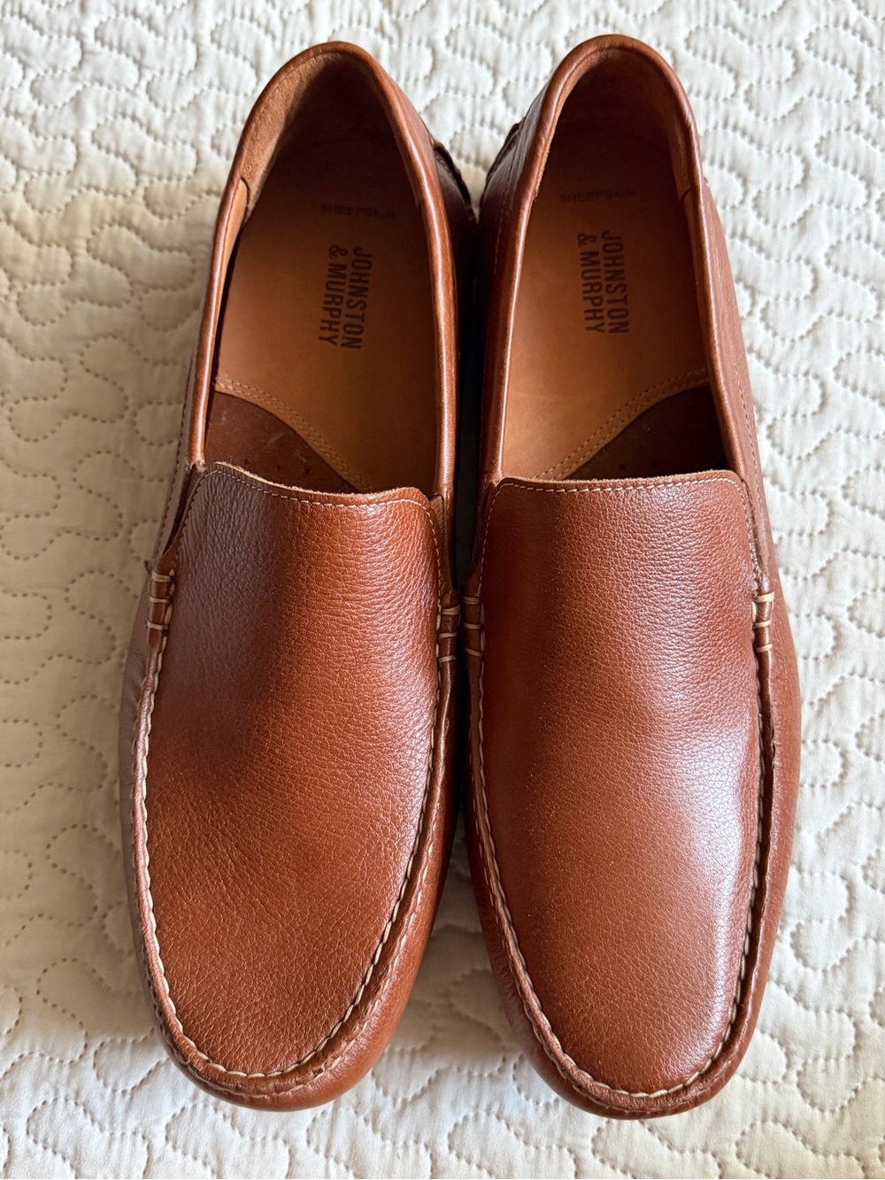 Johnston & Murphy Men’s Size 11.5 Cort Venetian Loafer Full Grain Leather